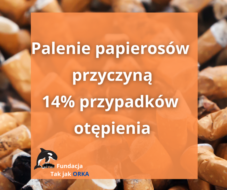 Palenie 3 największym ryzykiem otępienia, z którym możesz coś zrobić