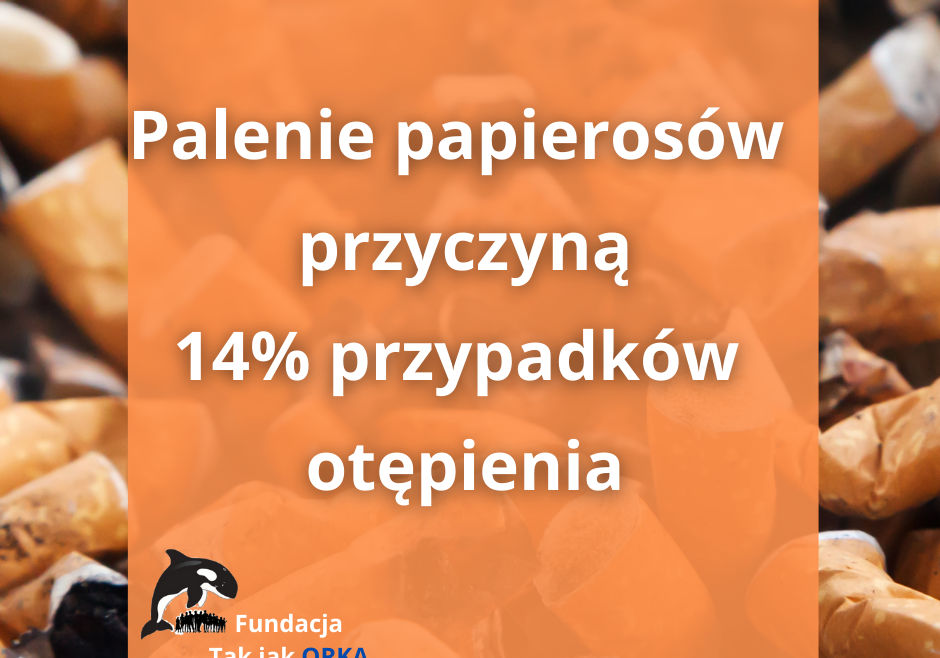 Palenie 3 największym ryzykiem otępienia, z którym możesz coś zrobić