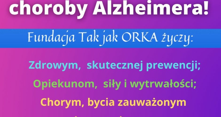 Światowy dzień choroby Alzheimera: 21 września