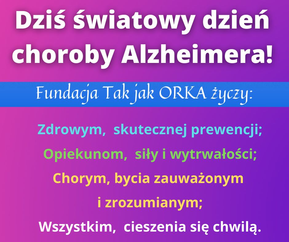 Światowy dzień choroby Alzheimera: 21 września