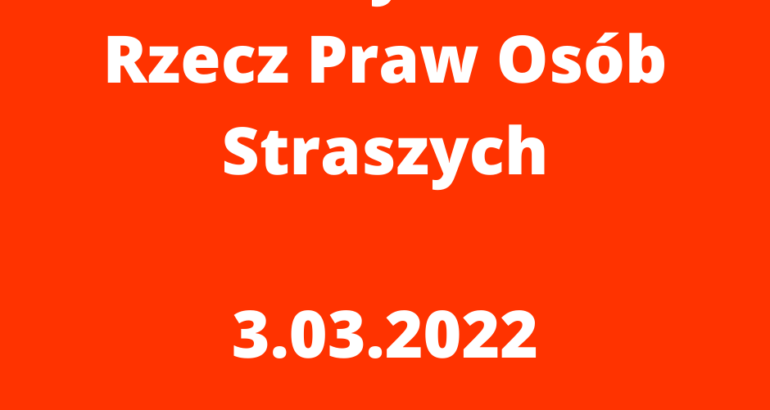 Polska dołącza do Światowego Wiecu na Rzecz Praw Osób Starszych